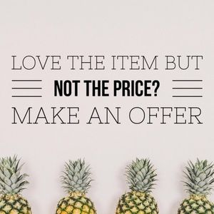 Love the item? Make an offer!❤️